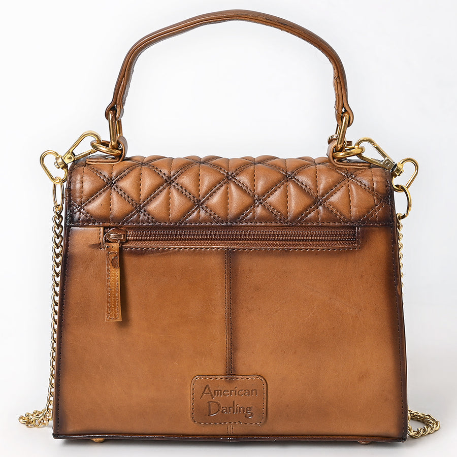 American Darling Messenger Genuine Leather Women Bag Western Handbag Purse