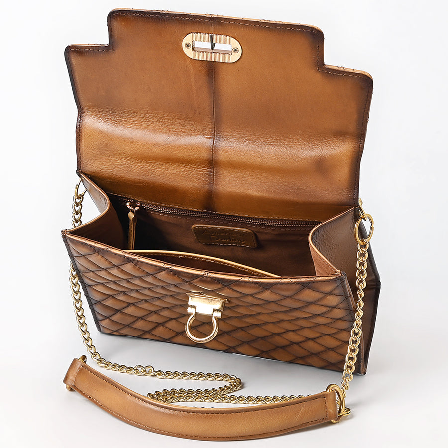 American Darling Messenger Genuine Leather Women Bag Western Handbag Purse