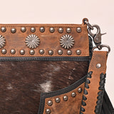 American Darling Women's Crossbody Bag Western Hair-On Genuine Leather Handbag