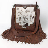 American Darling Large Crossbody Genuine Leather Women Bag Western Handbag Purse