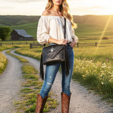 American Darling Envelope Bag Beautifully Full Grain Genuine Leather women