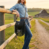 American Darling Messenger Bag Beautifully Full Grain Genuine Leather women