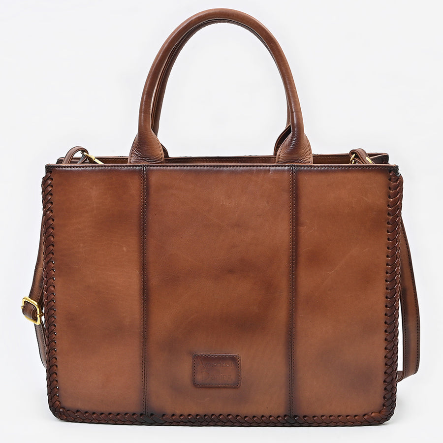 American Darling Tote Beautifully Quilted Genuine Leather women handbag