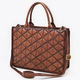 American Darling Tote Beautifully Quilted Genuine Leather women handbag