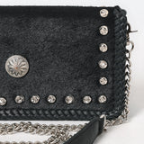 American Darling Crossbody Hair On Chain Strap Genuine Leather Women Bag Western Handbag Purse