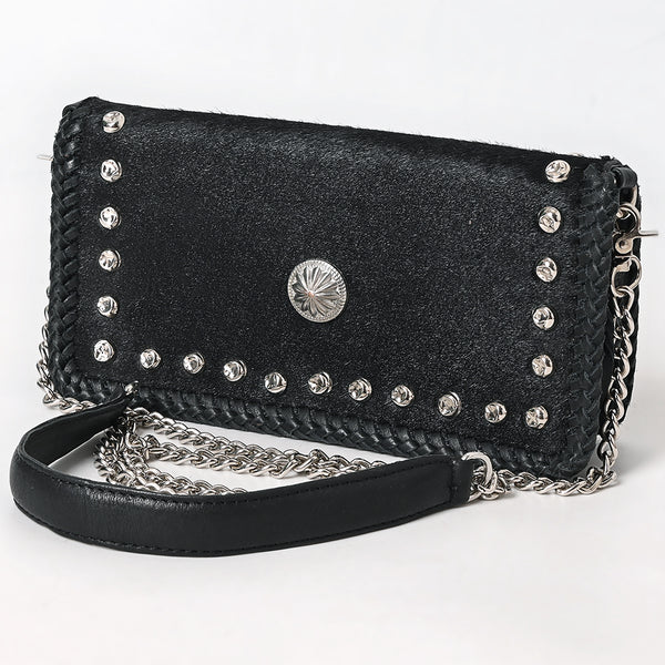 American Darling Crossbody Hair On Chain Strap Genuine Leather Women Bag Western Handbag Purse - Uhorse