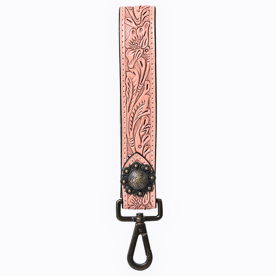 American Darling Hand Tooled Genuine Leather Handle Strap for Wristlet Bag Phone Wrist Keychain Wallet Purse Clutch Cellphone