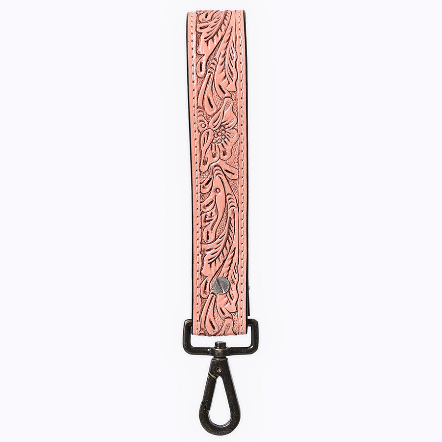 American Darling Hand Tooled Genuine Leather Handle Strap for Wristlet Bag Phone Wrist Keychain Wallet Purse Clutch Cellphone