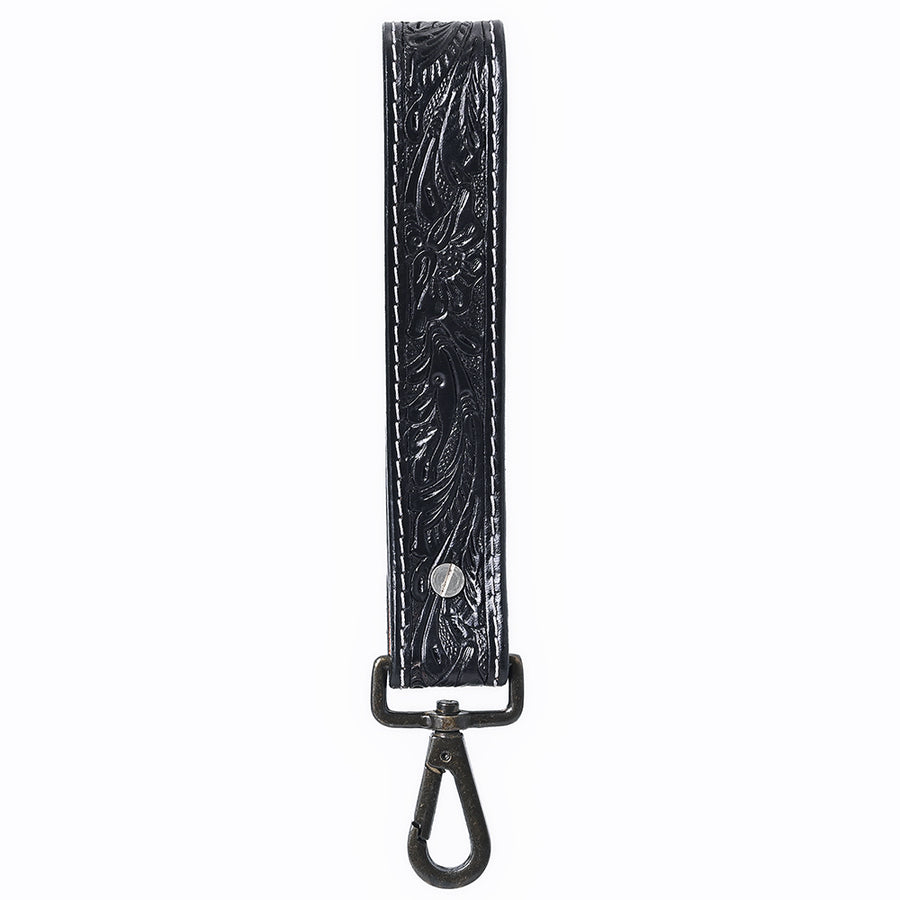 American Darling Hand Tooled Genuine Leather Handle Strap for Wristlet Bag Phone Wrist Keychain Wallet Purse Clutch Cellphone