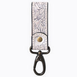 American Darling ADKR218 Hand Tooled Genuine Leather Wristlet Key Ring