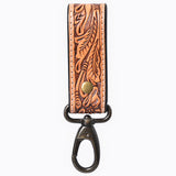 American Darling ADKR218 Hand Tooled Genuine Leather Wristlet Key Ring