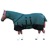 80" Hilason 1200D Waterproof Winter Horse Turnout Blanket Neck Cover Belly Wrap - Uhorse