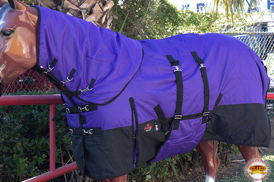 HILASON 1200D Waterproof Winter Horse Blanket Neck Cover Belly Wrap | Turnout Blankets for Horses