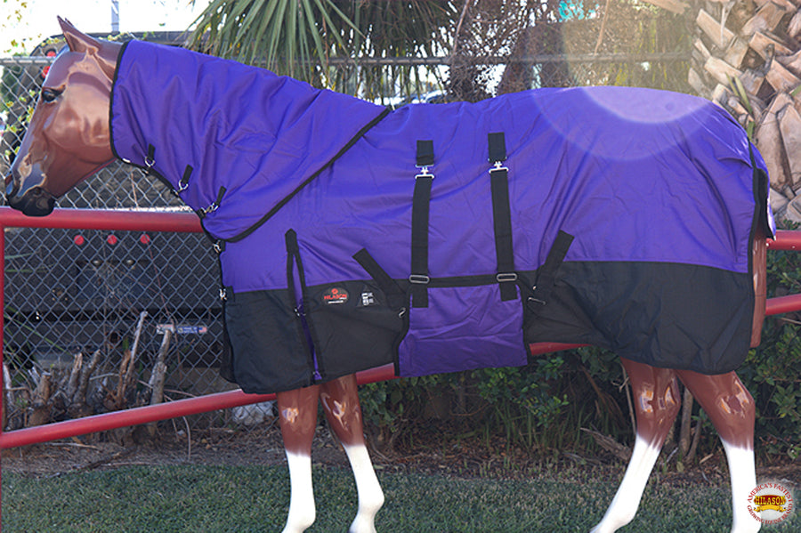 HILASON 1200D Waterproof Winter Horse Blanket Neck Cover Belly Wrap | Turnout Blankets for Horses