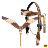 HILASON W. H. Flex Tree Trail Barrel American Leather Saddle & Tk. –
