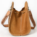 American Darling Bucket Hand Tooled Genuine Western Leather Women Handbag