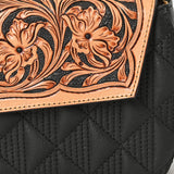 American Darling Small Crossbody Hand Tooled Genuine Leather Women Bag Western Handbag Purse
