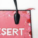 Never Mind Tote Hand Painted Genuine Cowhide Leather Women Bag Western Handbag Purse