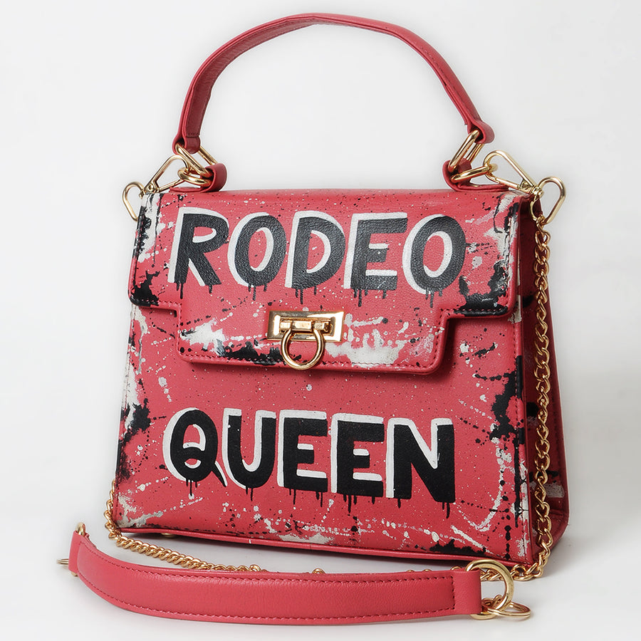 Never Mind Crossbody Genuine Leather Women Bag Western Handbag Purse - Uhorse