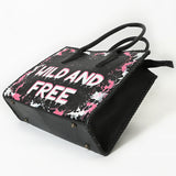 Never Mind Tote Genuine Leather Women Bag Western Handbag Purse