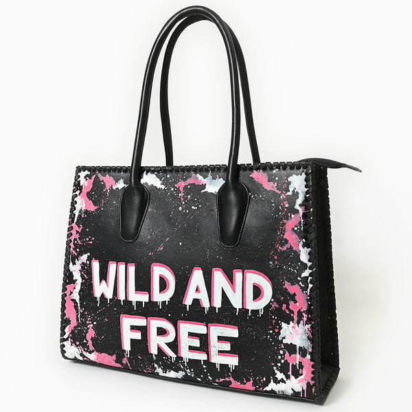 Never Mind Tote Genuine Leather Women Bag Western Handbag Purse - Uhorse