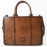 American Darling Tote Bag Beautifully Embossed Genuine Leather women bag