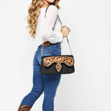 American Darling Shoulder Suede Genuine Leather Women Bag Western Handbag Purse