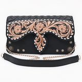 American Darling Small Crossbody Bag Beautifully Hand Tooled Leather women