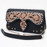 American Darling Small Crossbody Bag Beautifully Hand Tooled Leather women