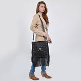 American Darling Large Crossbody Bag Beautifully hand tooled Leather women