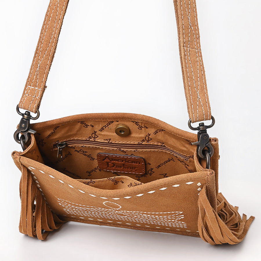 American Darling Cross Body Full Grain Genuine Leather Women Bag Western Handbag Purse | Crossbody for Cute