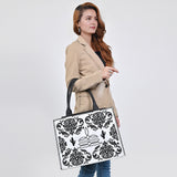 American Darling Tote Beautifully Leather Embroidered Design women handbag