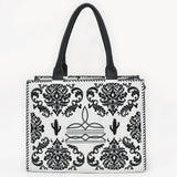 American Darling Tote Beautifully Leather Embroidered Design women handbag