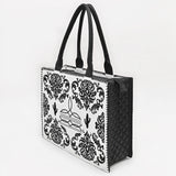 American Darling Tote Beautifully Leather Embroidered Design women handbag
