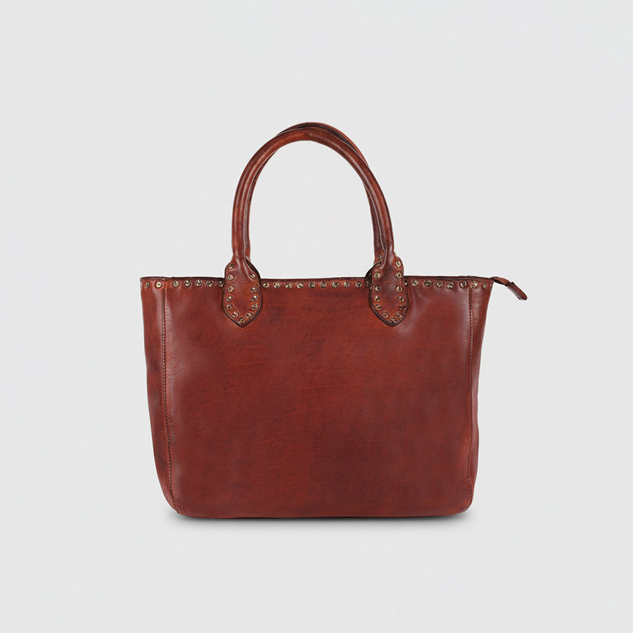 Spaghetti Western Tote Genuine Leather women bag handbag purse