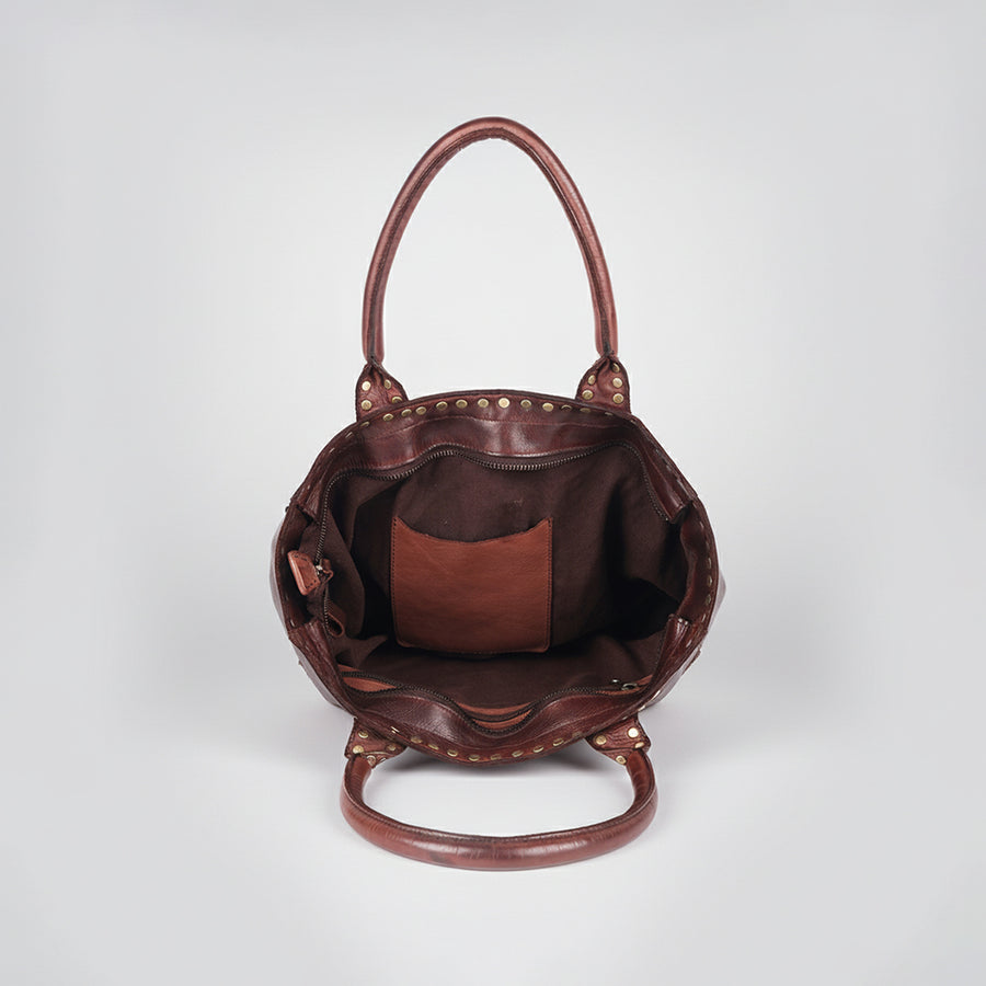 Spaghetti Western Tote Genuine Leather women bag handbag purse