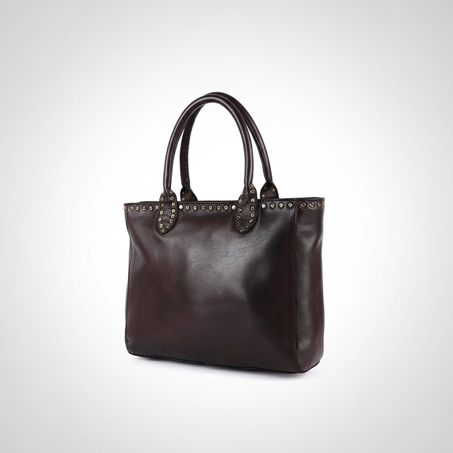 Spaghetti Western Tote Genuine Leather women bag handbag purse - Uhorse