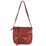 Spaghetti Western Crossbody Genuine Leather women bag handbag purse
