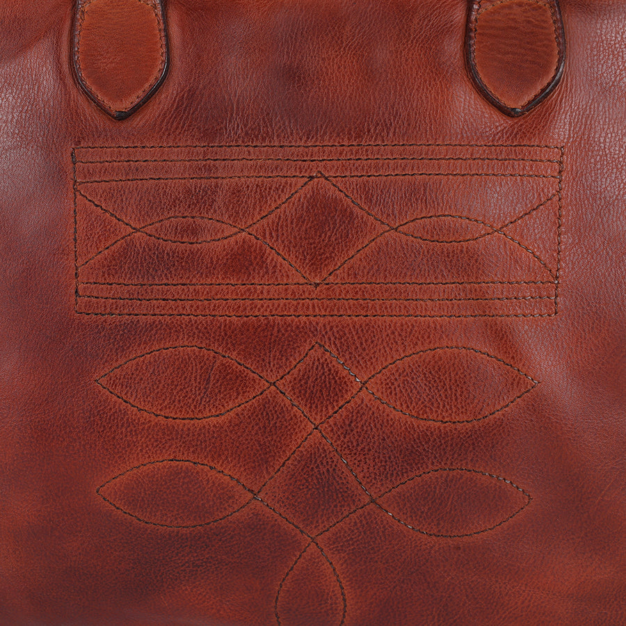 Spaghetti Western Tote Genuine Leather women bag handbag purse