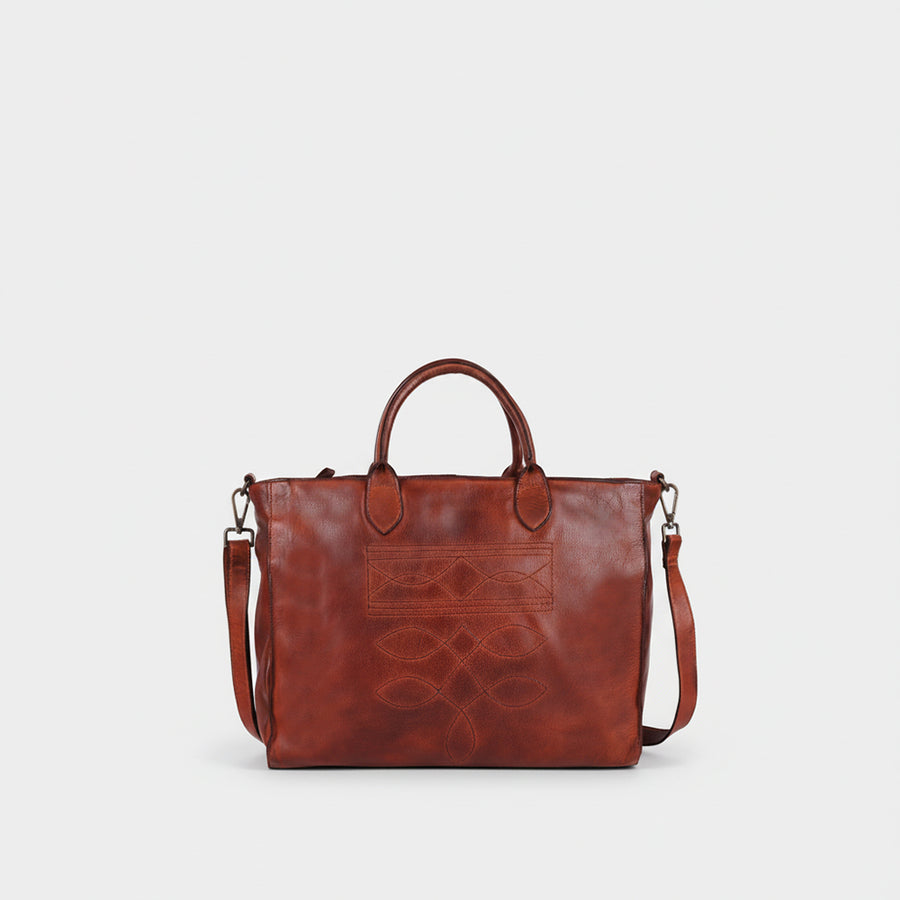 Spaghetti Western Tote Genuine Leather women bag handbag purse