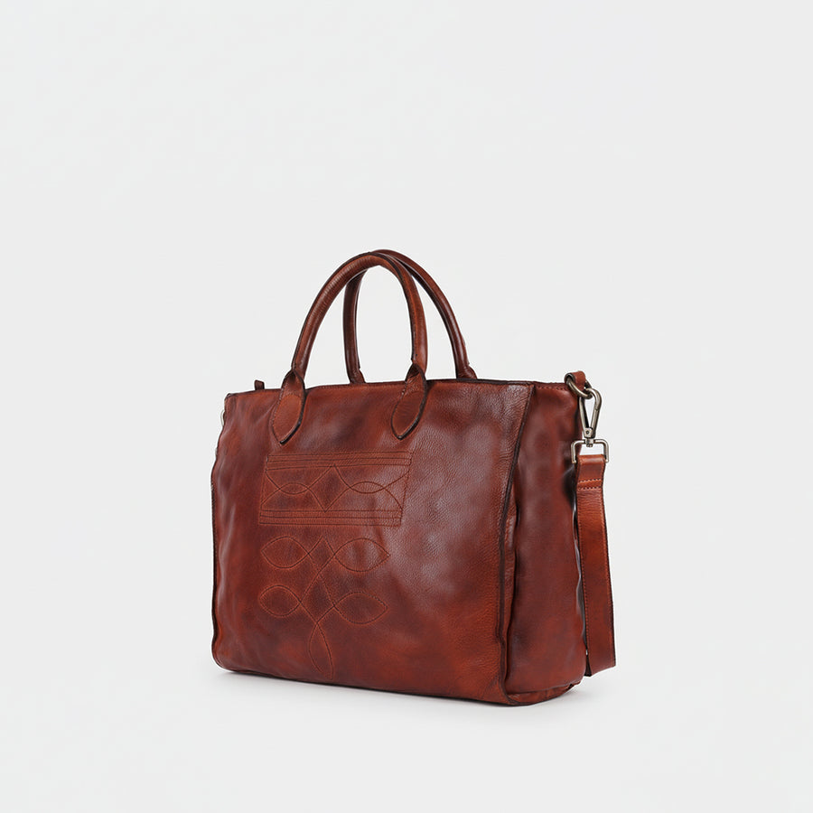 Spaghetti Western Tote Genuine Leather women bag handbag purse - Uhorse