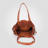 Spaghetti Western Tote Genuine Leather women bag handbag purse