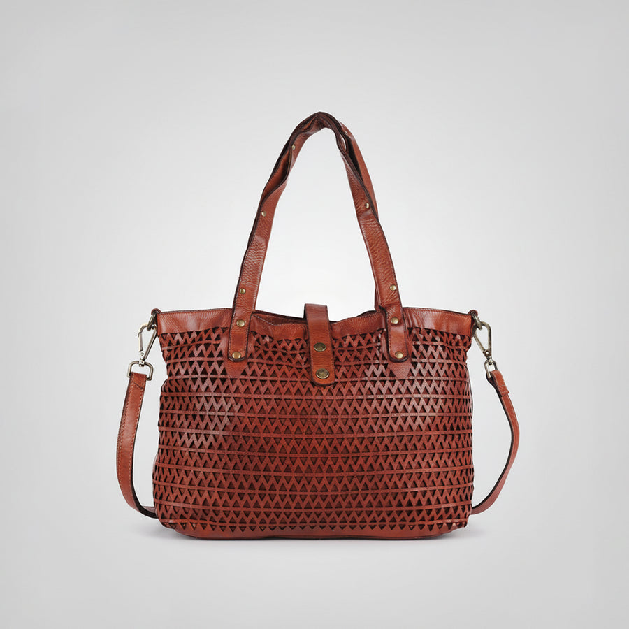 Spaghetti Western Tote Genuine Leather women bag handbag purse