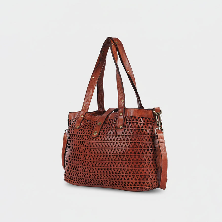 Spaghetti Western Tote Genuine Leather women bag handbag purse - Uhorse
