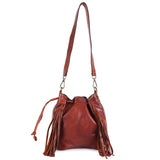 Spaghetti Western Bucket Genuine Leather women bag handbag purse