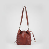 Spaghetti Western Bucket Genuine Leather women bag handbag purse