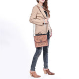 American Darling Crossbody Bag Hand Tooled Genuine Leather Women's Handbag