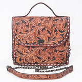 American Darling Crossbody Bag Hand Tooled Genuine Leather Women's Handbag