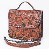 American Darling Crossbody Bag Hand Tooled Genuine Leather Women's Handbag