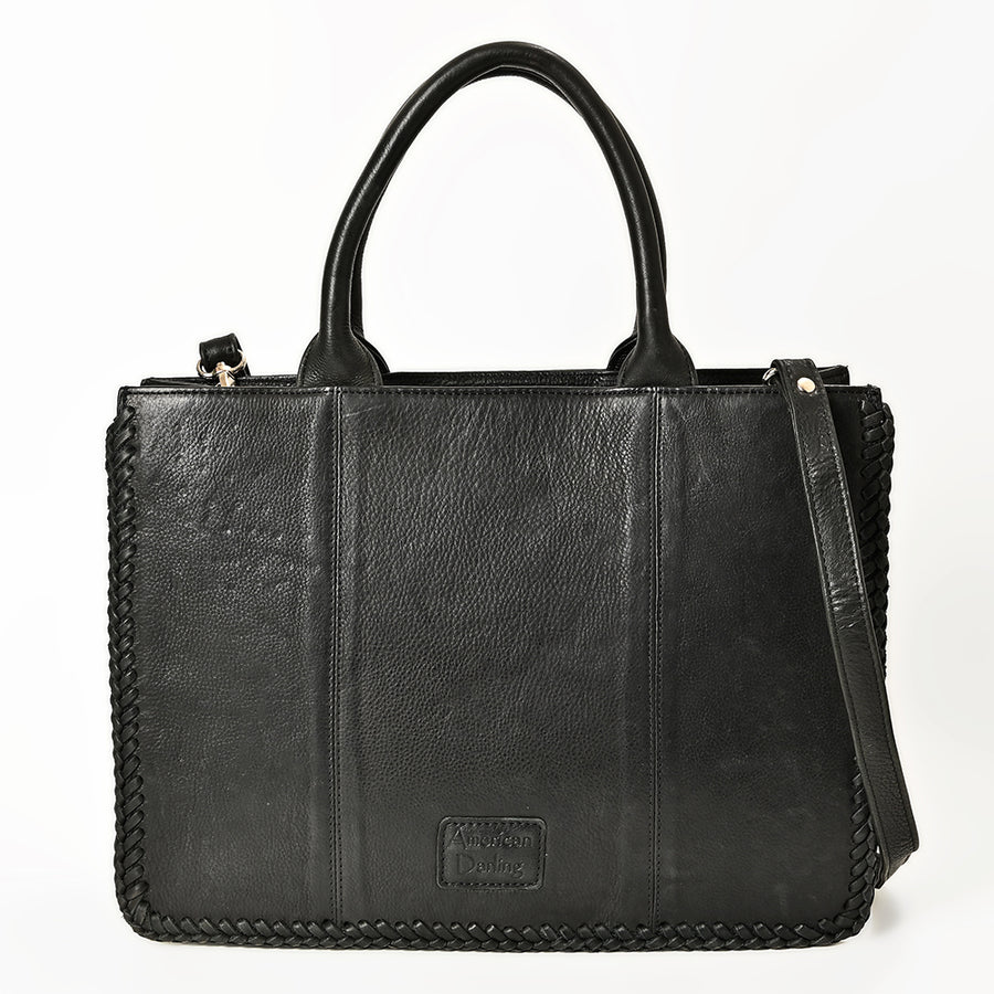 American Darling Leather Studded Tote Bag Women Shoulder & Crossbody Handbag